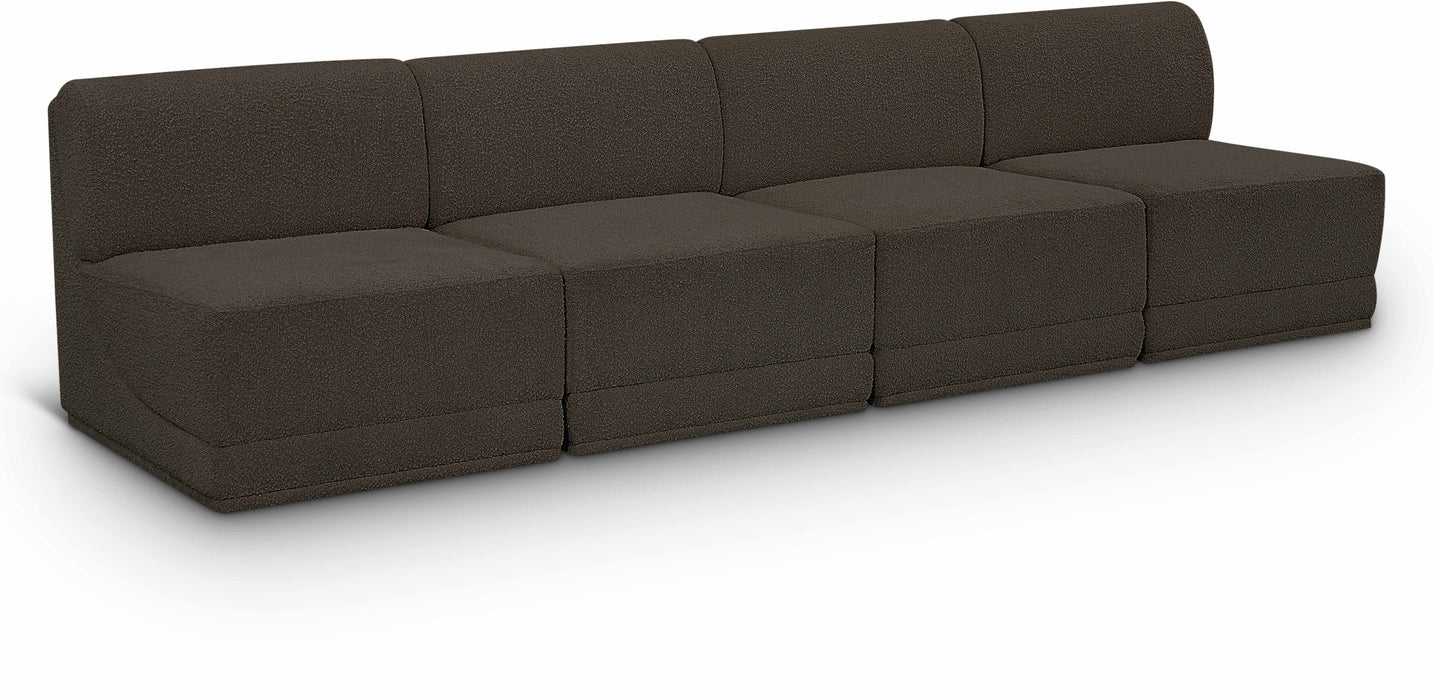 Ollie - 4 Seat Armless Modular Sofa - Simple Home Plus