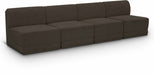 Ollie - 4 Seat Armless Modular Sofa - Simple Home Plus