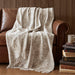 Alberta - Cotton Blend Throw - Neutral Aztec - Simple Home Plus
