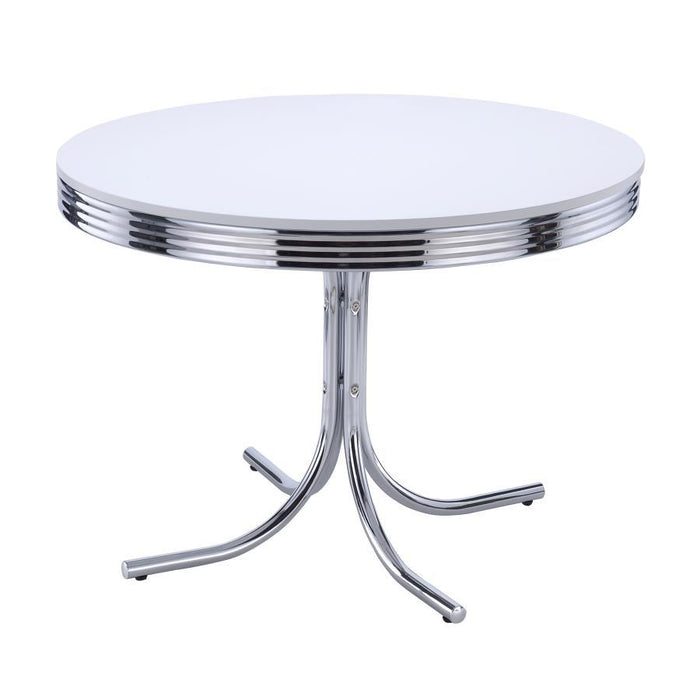Retro - Round Dining Table Set - Simple Home Plus