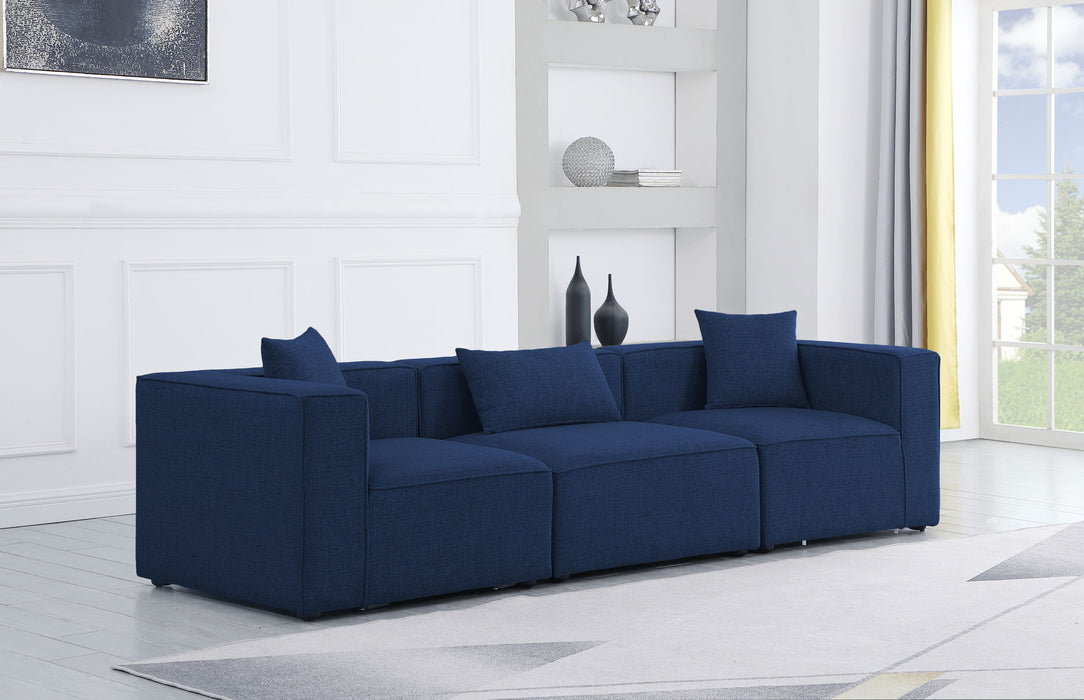 Cube - Linen Modular 3 Seat Sofa - Simple Home Plus