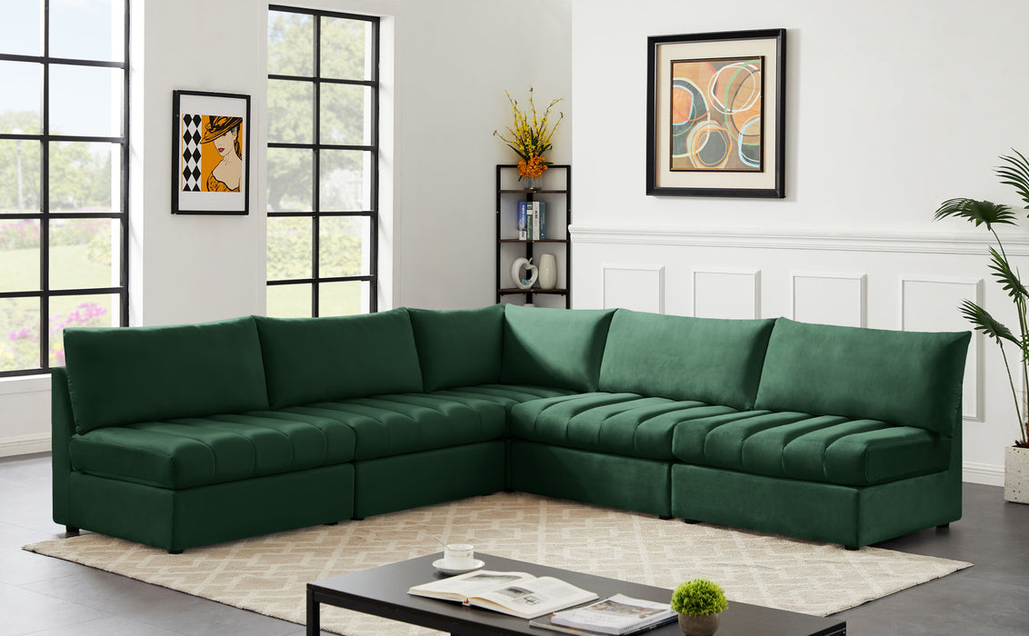Jacob - Modular Corner Armless Sectional 5 Piece - Simple Home Plus