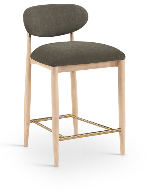 Riccio - Fabric Stool - Natural Frame - Simple Home Plus