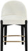 Torino - Counter Stool With Brushed Black Base - Simple Home Plus