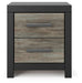 Broachmyn - Two Drawer Night Stand - Simple Home Plus