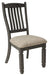Tyler Creek - Black / Grayish Brown - Dining UPH Side Chair (Set of 2) - Slatback - Simple Home Plus