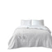 Fleece to Sherpa - Full Heated Blanket - Light Gray - Simple Home Plus