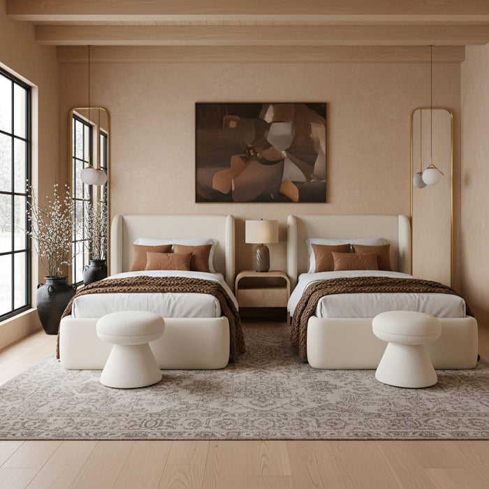 Warby - Upholstered Bed - Simple Home Plus