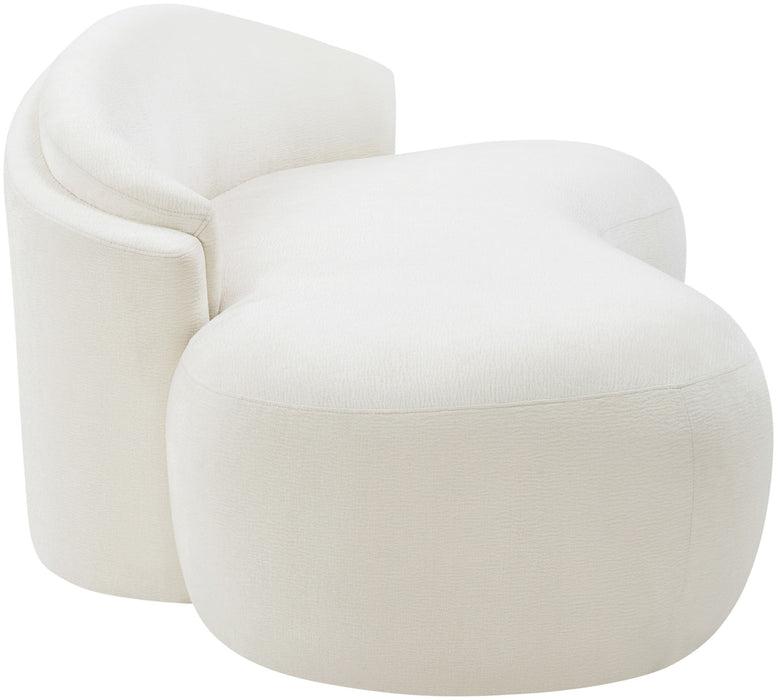 Caspian - Chenille Fabric Upholstered Loveseat - Simple Home Plus
