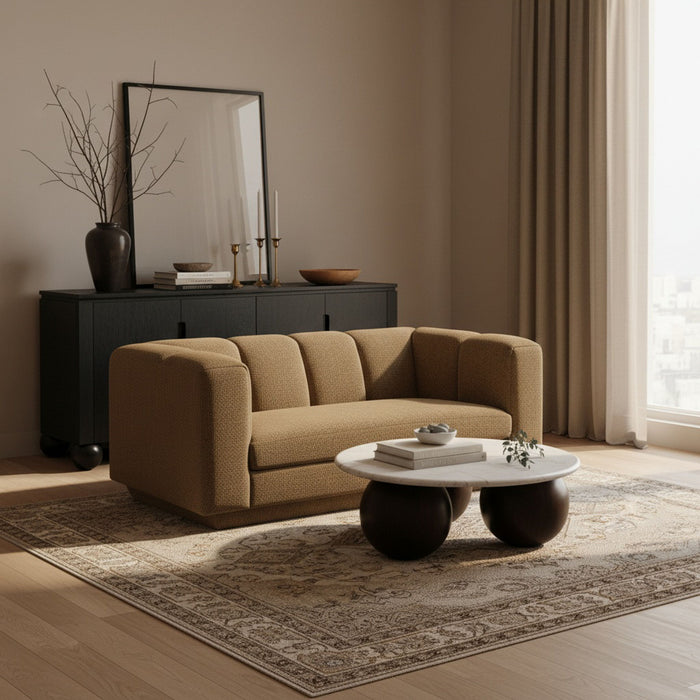 Modari - Fabric Upholstered Loveseat - Simple Home Plus