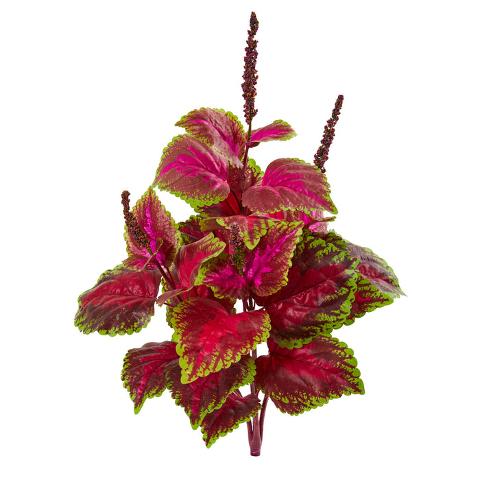 23" Coleus Bush Artificial Plant (Set of 6)