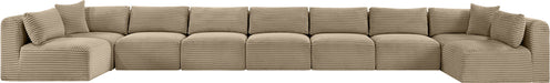 Shaggy - Fabric 9 Piece Modular Sectional - Simple Home Plus