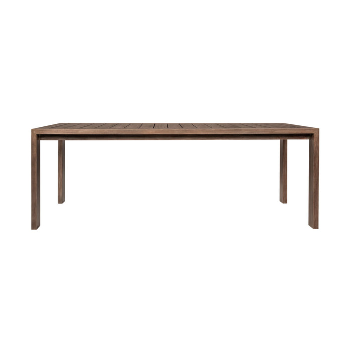 Relic - Outdoor Patio Dining Table - Weathered Eucalyptus - Simple Home Plus