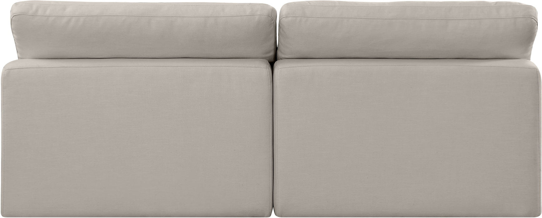 Comfy - Linen Modular Armless Sofa 2 Seats - Simple Home Plus