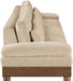 Turin - Chenille Fabric Upholstered Modular Sectional - Beige - Simple Home Plus