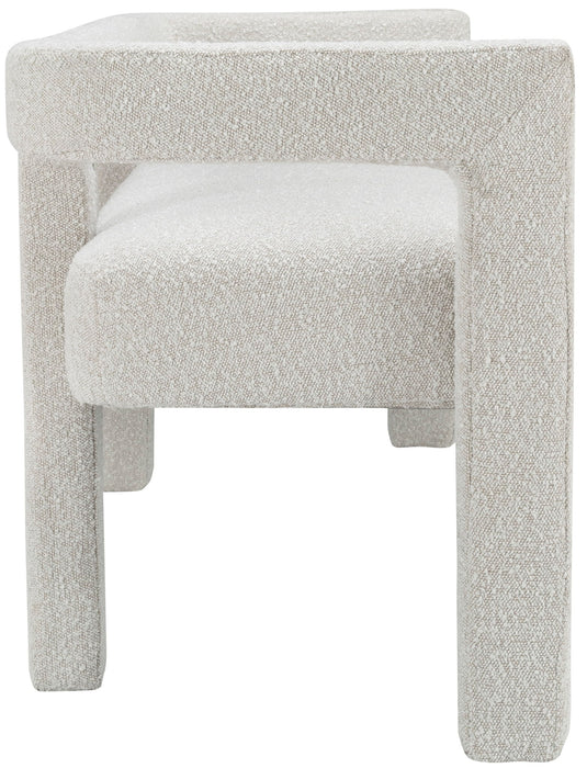 Athena - Boucle Fabric Bench - Simple Home Plus