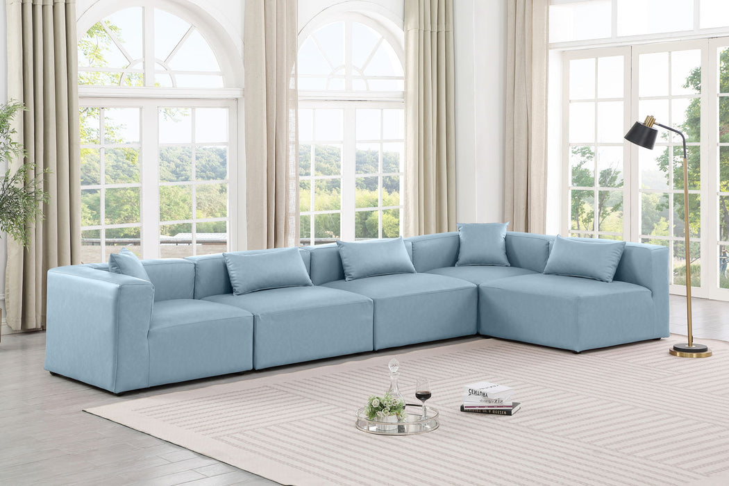 Cube - 5 Piece Modular Sectional - Simple Home Plus