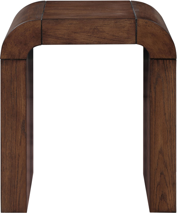 Toulon - Oak Veneer End Table - Simple Home Plus