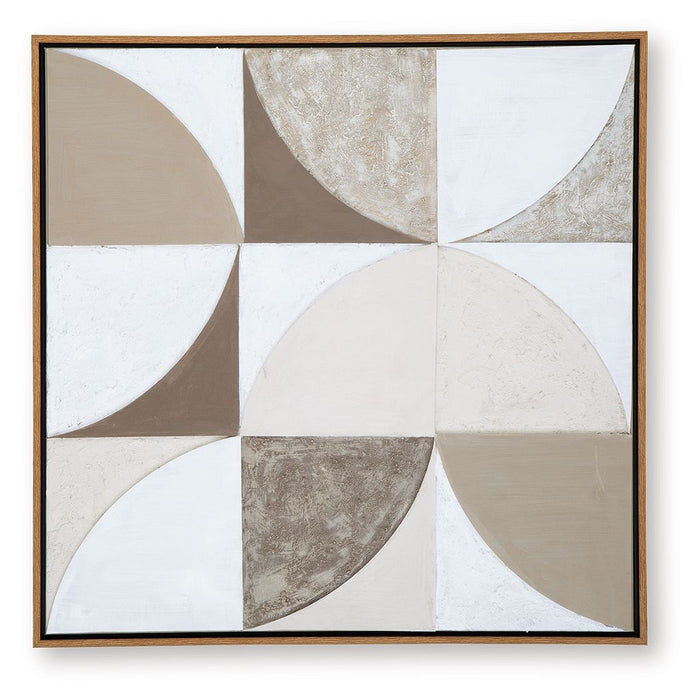 Harelman - Tan / Taupe / White - Wall Art - Simple Home Plus