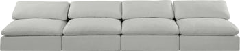 Comfy - Linen Modular Armless Sofa 4 Seats - Simple Home Plus