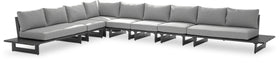 Maldives - 7 Piece Water Resistant Outdoor Patio Modular Sectional With Gray Base - Simple Home Plus