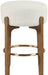 Torino - Backless Counter Stool With Brushed Brown Base (Set of 2) - Simple Home Plus
