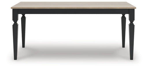 Brenkerton - Grayish Brown / Black - Rectangular Dining Room Table - Simple Home Plus