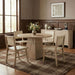 Entwine - Vegan Leather Upholstered Dining Chair - Painted Natural - Simple Home Plus