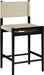 Rawlins - Counter Stool - Black Frame - Simple Home Plus