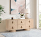 Bubble - Rubberwood with Oak Veneer Sideboard / Buffet - Simple Home Plus