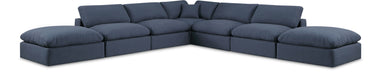 Comfy - 7 Piece Linen Modular Corner Sectional - Simple Home Plus