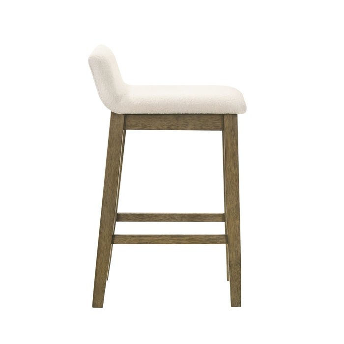 Annikah - Modern Transitional Wood Counter Height Kitchen Bar Stool - Simple Home Plus