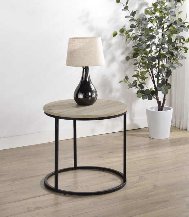 Lainey - Round Faux Marble Side End Table - Simple Home Plus