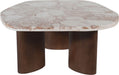 Puglia - Marble Top And Oak Wood Base Table - Simple Home Plus