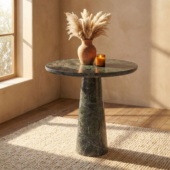 Fontelina - 30" Genuine Marble Bistro Dining Table - Simple Home Plus