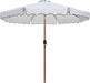 Amalfi - Aluminum Patio Umbrella - Black Base / Light Brown Pole - Simple Home Plus