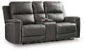 Bleckley - Power Reclining Loveseat With Console / Adjustable Headrest - Simple Home Plus