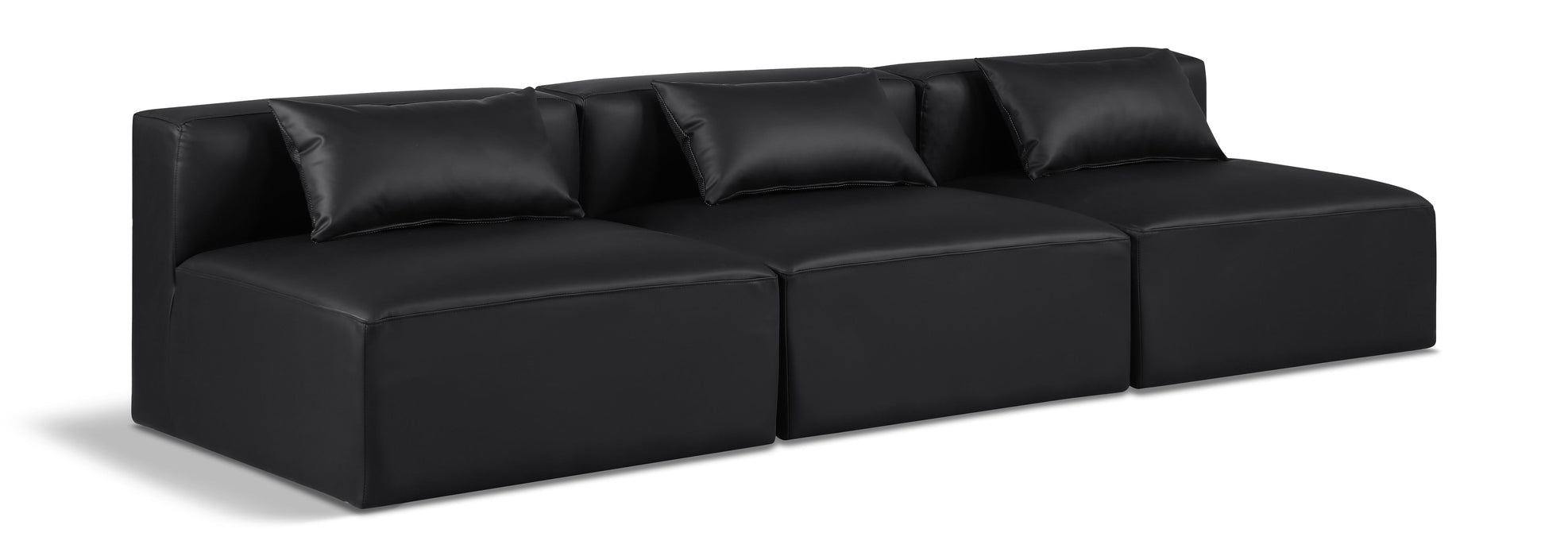 Cube - Modular 3 Seat Armless Sofa - Simple Home Plus