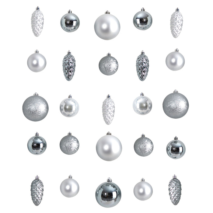 Holiday 23 Count Lux Shatterproof Ornament Set