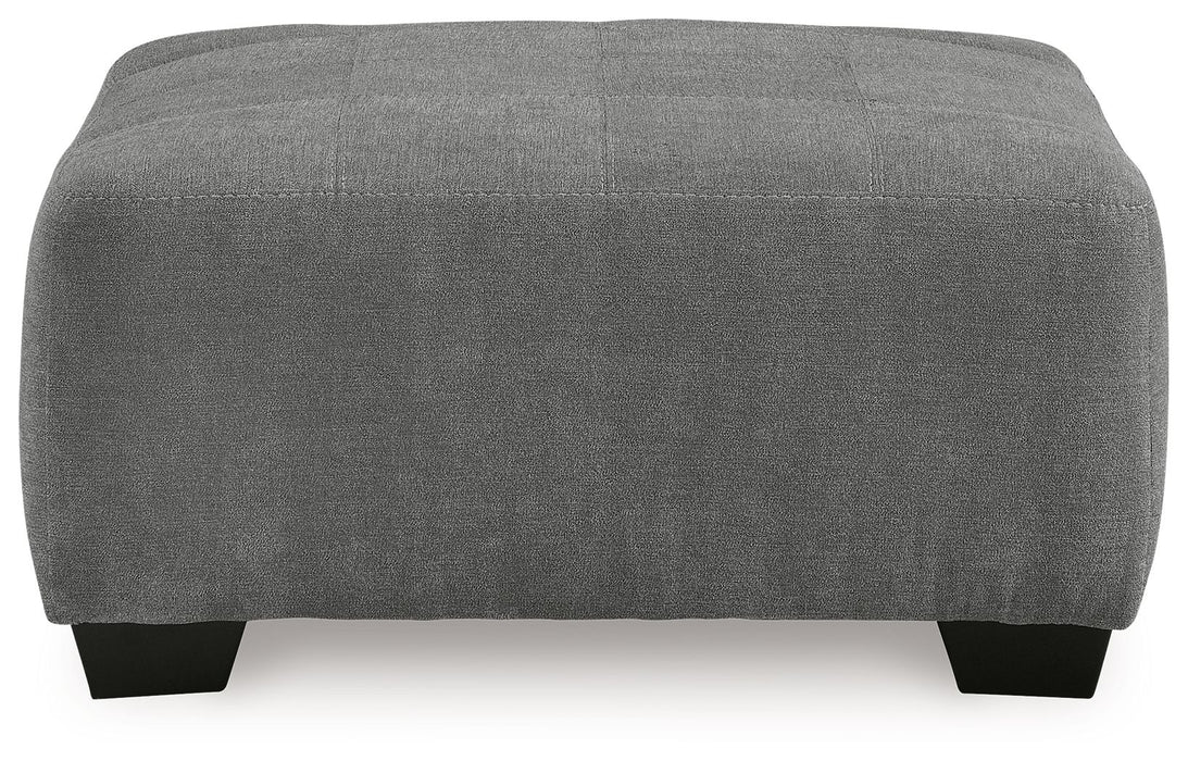 Birkdale Court - Gray - Oversized Accent Ottoman - Simple Home Plus