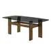 Ileena - Rectangle Wood Dining Table - Walnut - Simple Home Plus