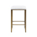 Marino - Backless Upholstered Counter Stool - Ivory - Simple Home Plus