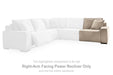 Carceri - RAF Zero Wall Power Recliner - Cashmere - Simple Home Plus