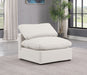 Indulge - Faux Leather Armless Chair - Simple Home Plus