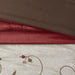 Serene - Queen Embroidered Piece Comforter (Set of 7) - Red - Simple Home Plus