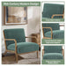 Novak - Mid-Century Modern Accent Armchair (Set of 2) - Teal - Simple Home Plus