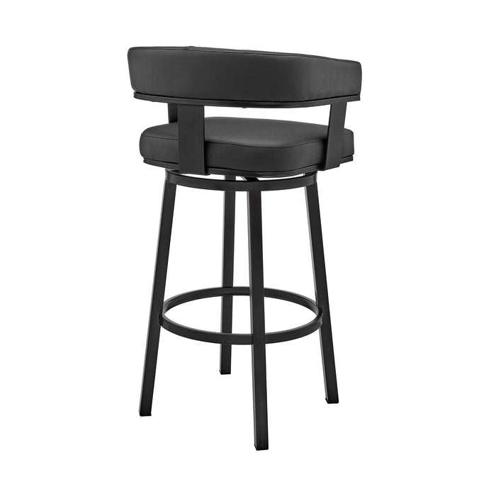 Cohen - Swivel Bar Stool - Black Finish