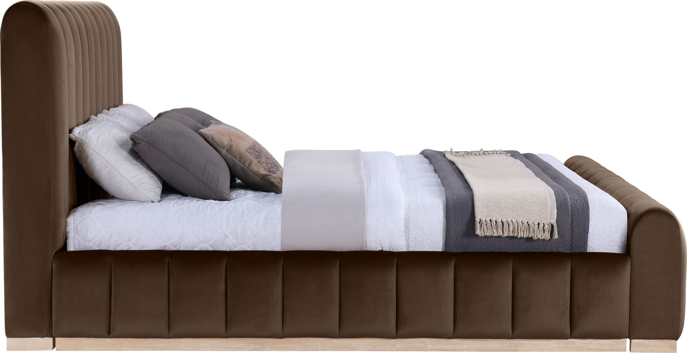 Amara - Velvet Bed - Simple Home Plus