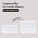 Diagonal Ribbed - 4 Piece Bath Towels Set - White - Simple Home Plus