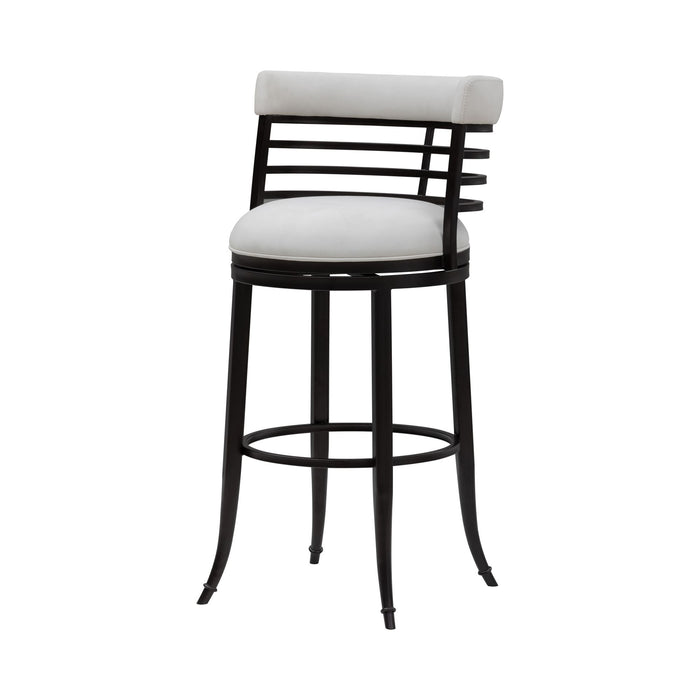 Telia - Upholstered Swivel Bar Height Barstool